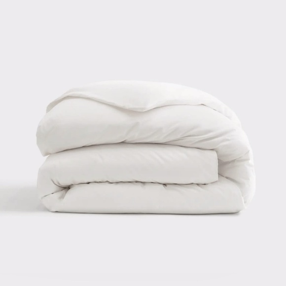 NWOT Quince Classic Organic Percale King Duvet Cover in White